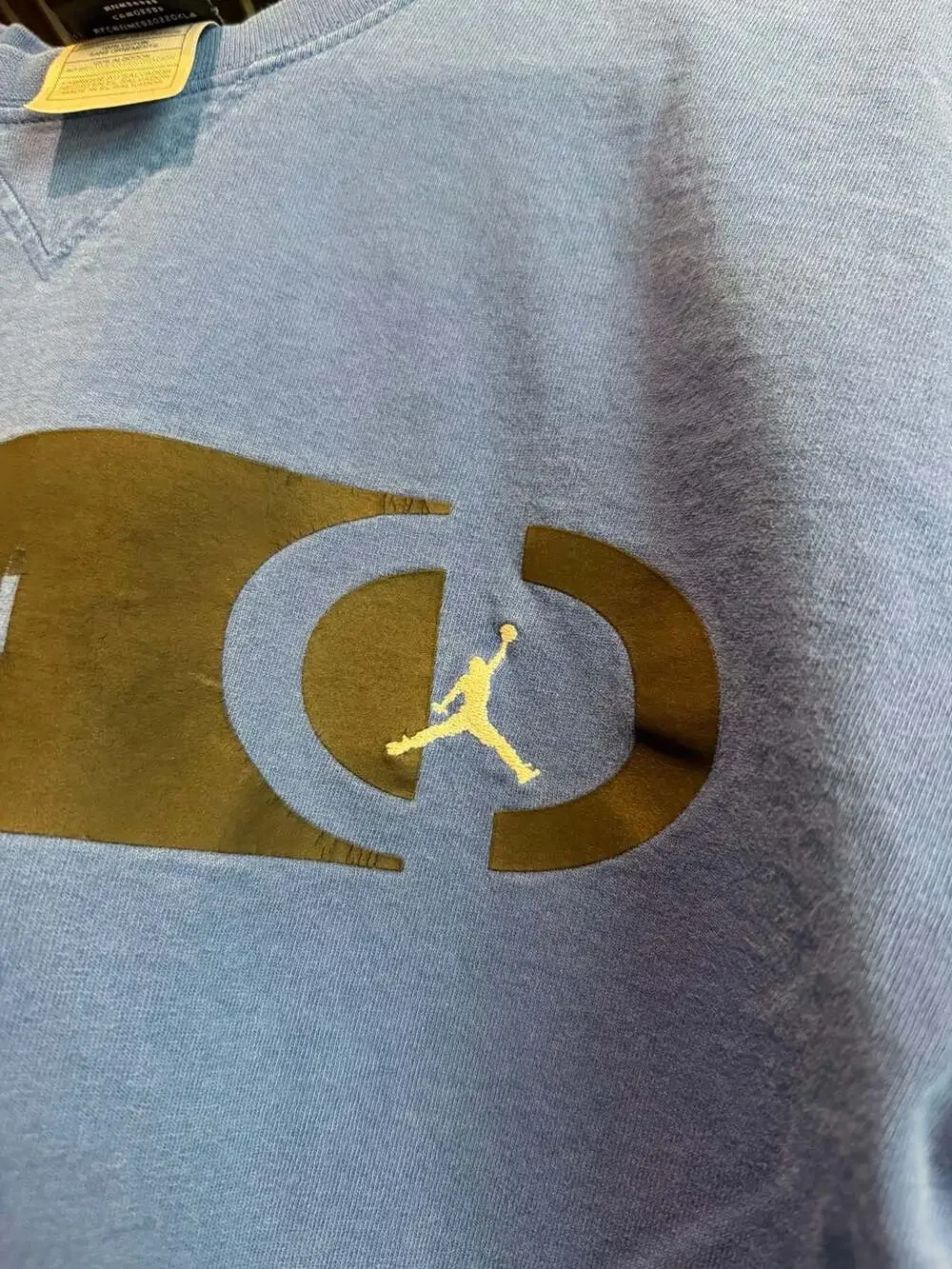 Vintage Air Jordan Jumpman 23 Graphic T-Shirt Blue Medium Men’s Y2K